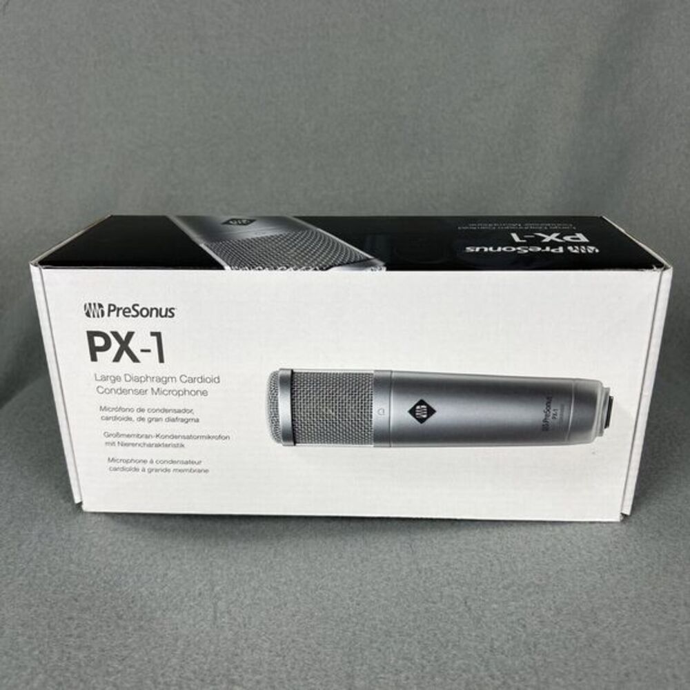 PreSonus Microphone PX-1‎ Large Diaphragm Cardioid Condenser DJ Podcaster Singer
